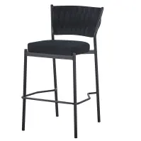 Bárszék Glamour 12514 fekete