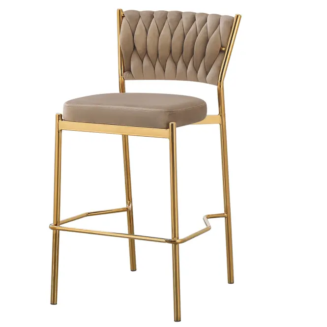 Bárszék Glamour 12515 bézs/arany