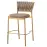 Bárszék Glamour 12515 bézs/arany