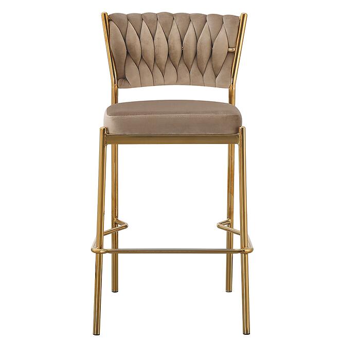 Bárszék Glamour 12515 bézs/arany,3