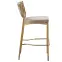 Bárszék Glamour 12515 bézs/arany,4