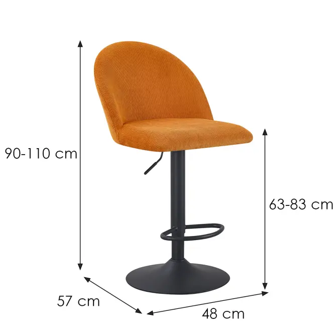 Bárszék Reese 12507 sárga