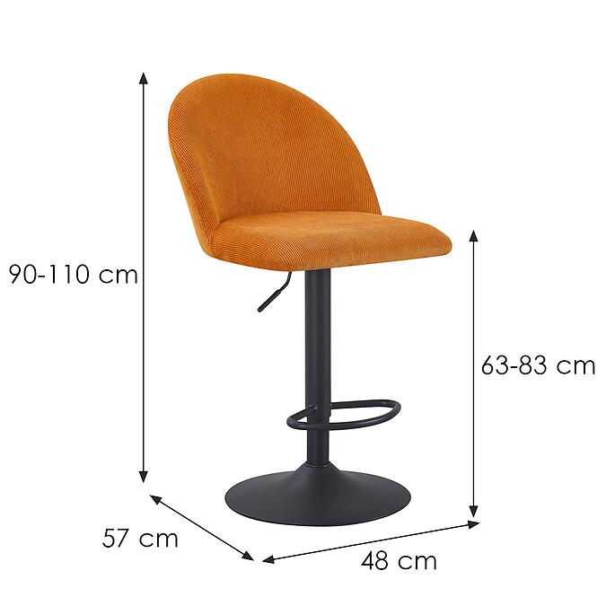 Bárszék Reese 12507 sárga