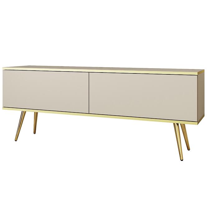 Szekrény RTV Oro 135 Nélkül+ Fekete lábak,3