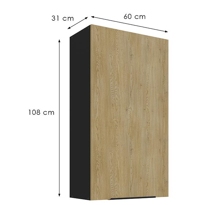 Konyhaszekrény Cremona Bl 60g-108 1f,3