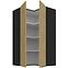 Konyhaszekrény Cremona Bl 60x60 Gn-108 2f (90°),2