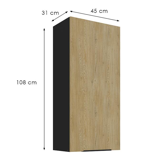 Konyhaszekrény Cremona Bl 50g-108 1f,3