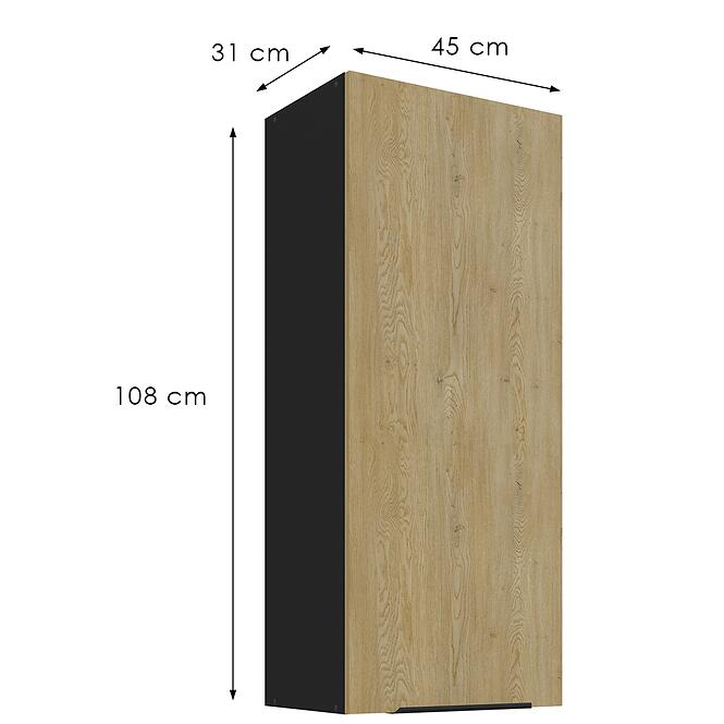 Konyhaszekrény Cremona Bl 45g-108 1f,3