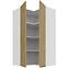 Konyhaszekrény Cremona Wh 60x60 Gn-108 2f (90°),2