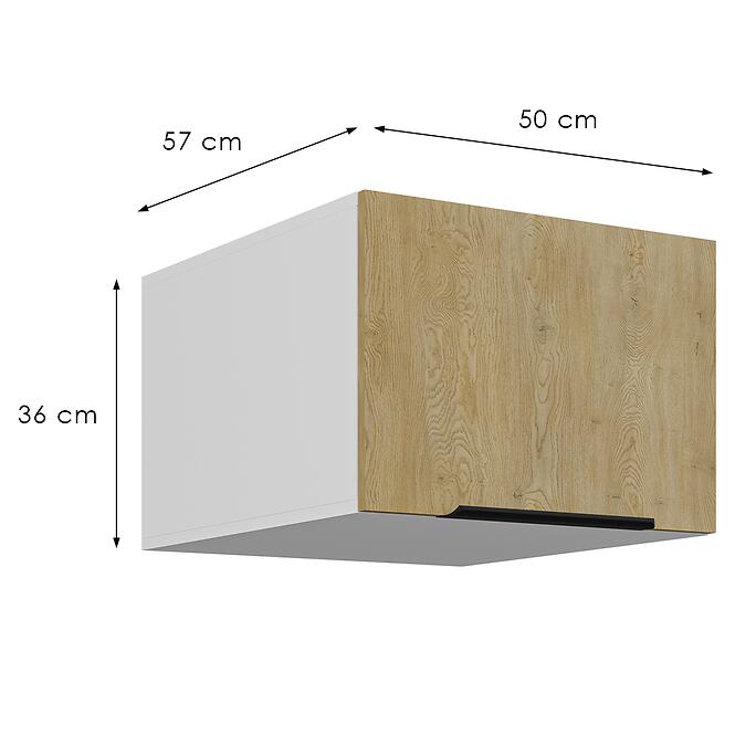 Konyhaszekrény Cremona Wh 50 Nagu-36 1f,3
