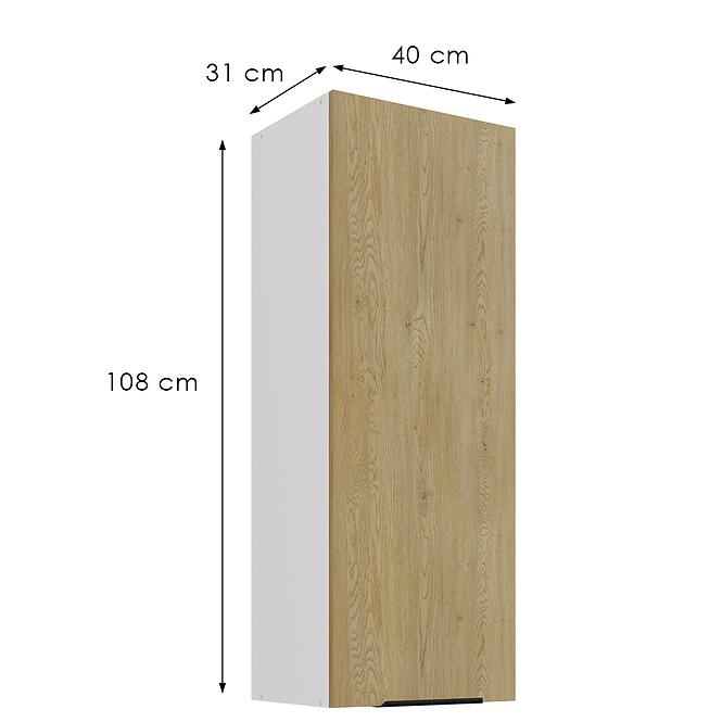 Konyhaszekrény Cremona Wh 40g-108 1f,3