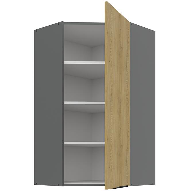Konyhaszekrény Cremona Ant 60x60 Gn-108 1f (45°),2