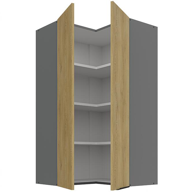 Konyhaszekrény Cremona Ant 60x60 Gn-108 2f (90°),2