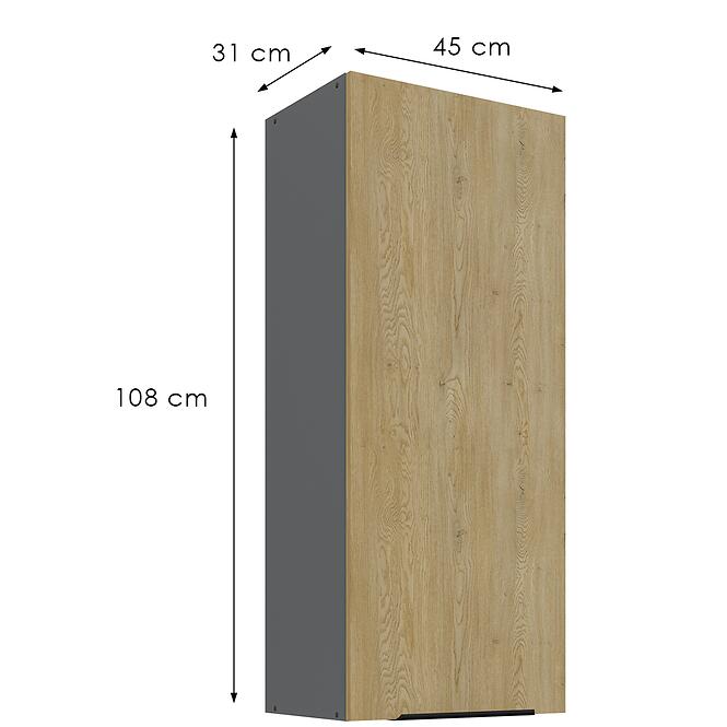 Konyhaszekrény Cremona Ant 45g-108 1f,3