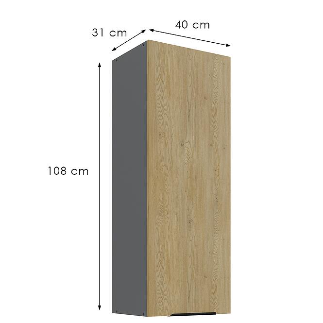 Konyhaszekrény Cremona Ant 40g-108 1f,3