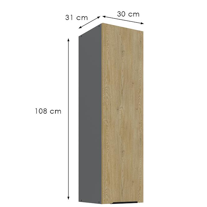Konyhaszekrény Cremona Ant 30g-108 1f,3