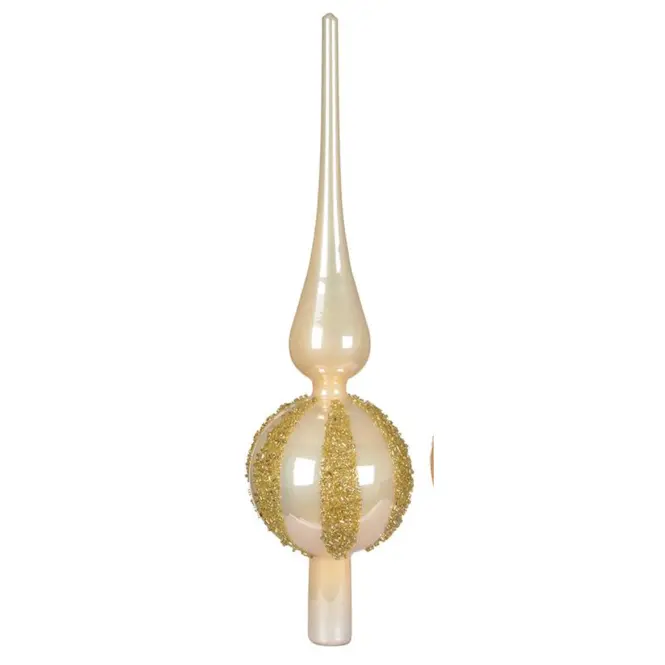 Üveg csúcsdísz karácsonyfára mix 31 cm 9170206