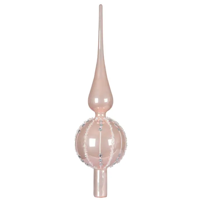 Üveg csúcsdísz karácsonyfára mix 31 cm 9170238