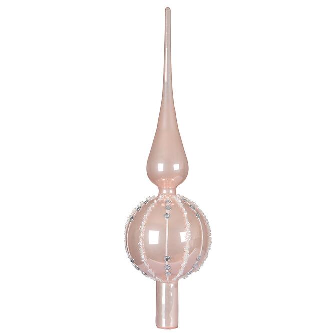 Üveg csúcsdísz karácsonyfára mix 31 cm 9170238,3