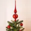 Üveg csúcsdísz karácsonyfára mix 31 cm 9170238,5