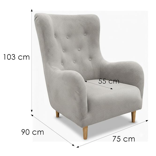 Fotel Benetto Gerra 15 dr.oo/1 bézs,3