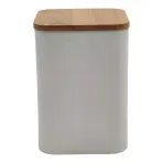 Konténer bambusz fedéllel white FTC698 9x9x13,5h cm