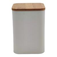 Konténer bambusz fedéllel white FTC698 9x9x13,5h cm