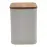 Konténer bambusz fedéllel white FTC698 9x9x13,5h cm