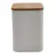 Konténer bambusz fedéllel white FTC698 9x9x13,5h cm