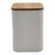 Konténer bambusz fedéllel white FTC698 9x9x13,5h cm