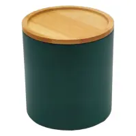 Konténer bambusz fedéllel FTC700-B dark green ø11x12,2 cm