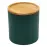 Konténer bambusz fedéllel FTC700-B dark green ø11x12,2 cm
