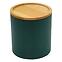 Konténer bambusz fedéllel FTC700-B dark green ø11x12,2 cm