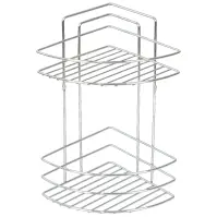 Kádszegélyes sarokpolc dupla króm MX0964