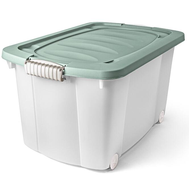 Kerekes doboz fogantyúkkal 45 l 60x40xh 32 cm (mix),3