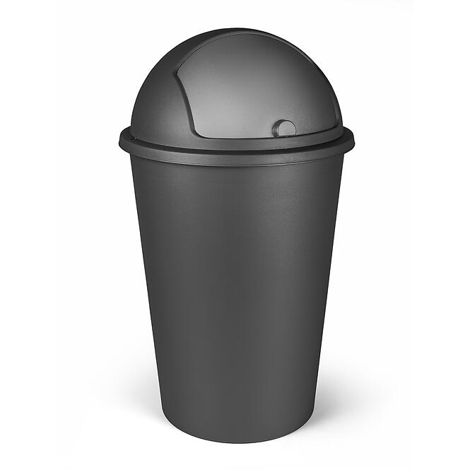 Hulladékgyűjtő edény fedéllel Push Can 50 l ø40 x h 68 cm mix