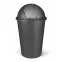 Hulladékgyűjtő edény fedéllel Push Can 50 l ø40 x h 68 cm mix