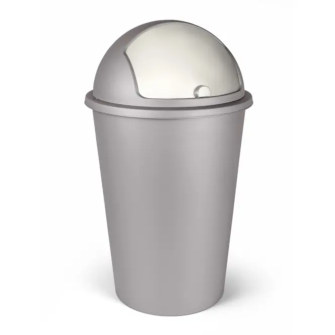 Hulladékgyűjtő edény fedéllel Push Can 50 l ø40 x h 68 cm mix,2