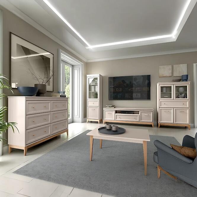 Szekrény Windsor 15W kasmír/natúr tölgy,9