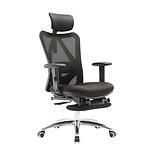 Irodai szék Angel Europa Lábtartóval Fekete