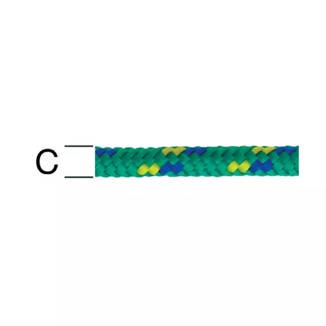 PP-zsinór belső maggal 6 mm szürke