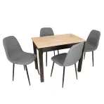 Étkező készlet 1+4 Timo artisan/fekete