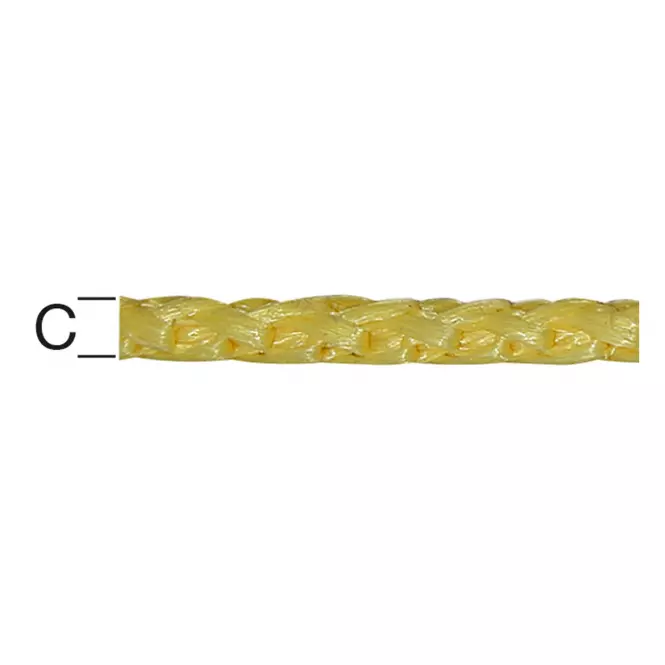 PP huzal sárga 4 mm