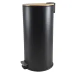Szemetes 30 l-es matt fekete
