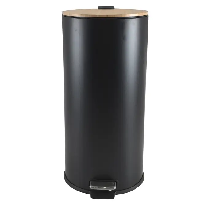 Szemetes 30 l-es matt fekete,2