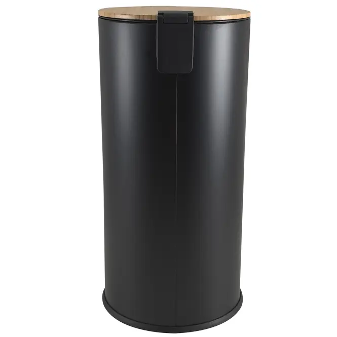 Szemetes 30 l-es matt fekete