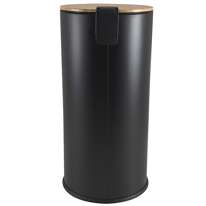 Szemetes 30 l-es matt fekete