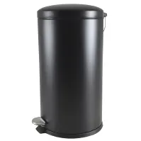 Szemetes 40 l-es matt fekete