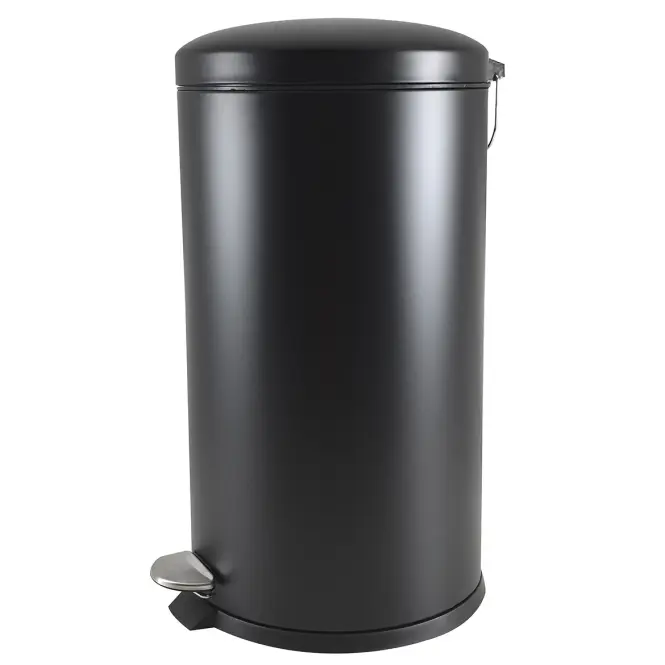 Szemetes 40 l-es matt fekete