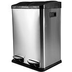Szemetes 40 l (2x20 l) ezüst matt